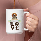 Beagle-LOVE Beagle White Coffee Mug