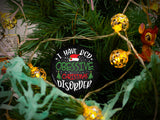 OCD - Ceramic Round Ornament