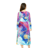 Women's Long Sleeve Dance Dress Waves of Spring Custom Design