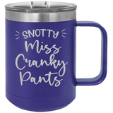 Miss Cranky Pants - Coffee Laser Etched Tumbler