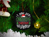OCD - Ceramic Round Ornament
