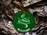 Mistlestoned - Ceramic Round Ornament