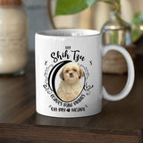 Shih Tzu- My Shih Tzu Leaves Paw Prints On My Heart White Coffee Mug