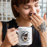 Chihuahua- My Chihuahua Leaves Paw Prints On My Heart White Coffee Mug