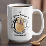 Golden Retriever- My Golden Retriever Leaves Paw Prints On My Heart White Coffee Mug