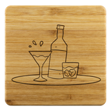 Organic Bamboo Drink Coasters