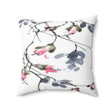 Blossoms Watercolor Pillows 4 Sizes