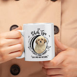 Shih Tzu- My Shih Tzu Leaves Paw Prints On My Heart White Coffee Mug
