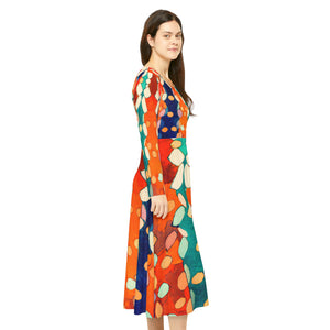 Women's Long Sleeve Dance Dress In The Flow