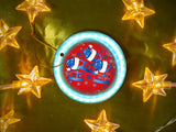 Ho Ho Ho - Ceramic Round Ornament