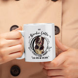 Border Collie- My Border Collie Leaves Paw Prints On My Heart White Coffee Mug