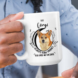 Corgi- My Corgi Leaves Paw Prints On My Heart White Coffee Mug