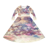 Women's Long Sleeve Dance Dress Sensuous Garden Custom Design