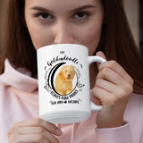Goldendoodle- My Goldendoodle Leaves Paw Prints On My Heart White Coffee Mug