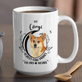 Corgi- My Corgi Leaves Paw Prints On My Heart White Coffee Mug