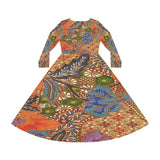 Women's Long Sleeve Dance Dress Gorgeous Tapestry
