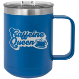 Caffeine Queen - Coffee Laser Etched Tumbler