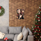 Hearts and Flowers Premium Matte Vertical Poster Vermeer Style