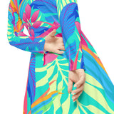 Women's Long Sleeve Dance Dress Tropical Bliss