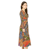 Women's Long Sleeve Dance Dress Gorgeous Tapestry