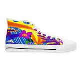 Tropical Splendor Women's High-Top Sneakers