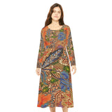 Women's Long Sleeve Dance Dress Gorgeous Tapestry