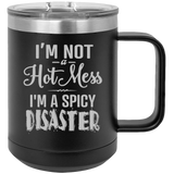 Spicy Disaster - Coffee Laser Etched Tumbler