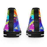 Tropical Splendor Women's High-Top Sneakers