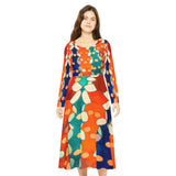 Women's Long Sleeve Dance Dress In The Flow