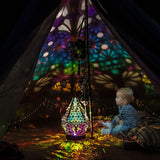 NEW Wooden LED Projection Night Lamp