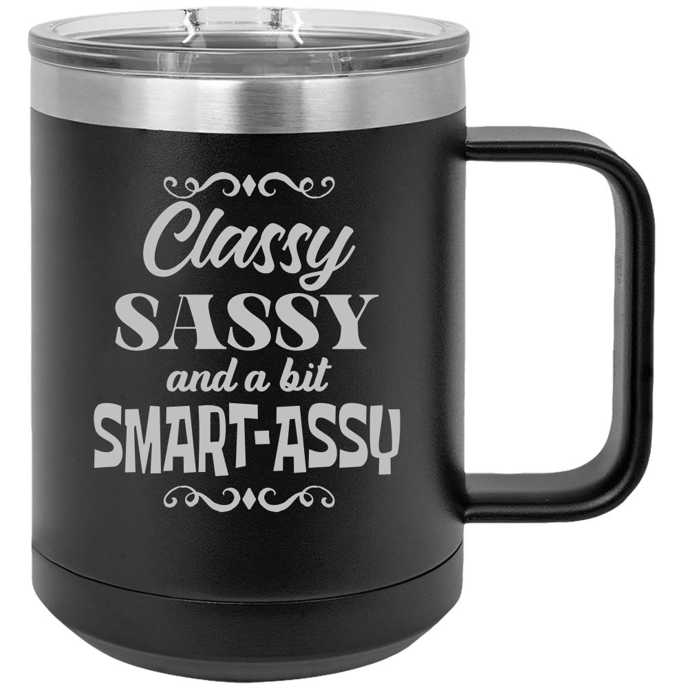 Smart Assy - Coffee Laser Etched Tumbler