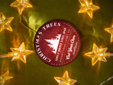 Family Cut Trees - Ceramic Round Ornament