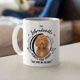 Labradoodle- My Labradoodle Leaves Paw Prints On My Heart White Coffee Mug