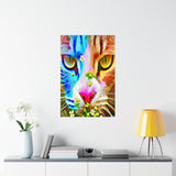 Cat Eyes Premium Matte Vertical Posters Custom Art Design