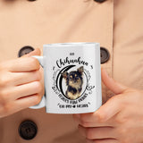 Chihuahua- My Chihuahua Leaves Paw Prints On My Heart White Coffee Mug