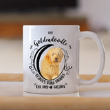 Goldendoodle- My Goldendoodle Leaves Paw Prints On My Heart White Coffee Mug