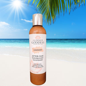 Organic After Sun Lotion & Tan Extender WITH Luminizing Shimmer