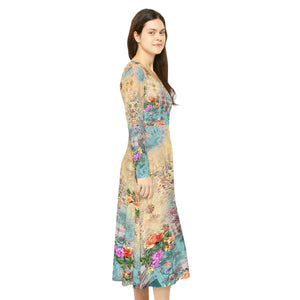 Women's Long Sleeve Dance Dress County Girl