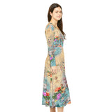 Women's Long Sleeve Dance Dress County Girl