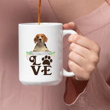 Beagle-LOVE Beagle White Coffee Mug