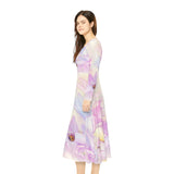 Women's Long Sleeve Dance Dress Spring Blooms Custom Design