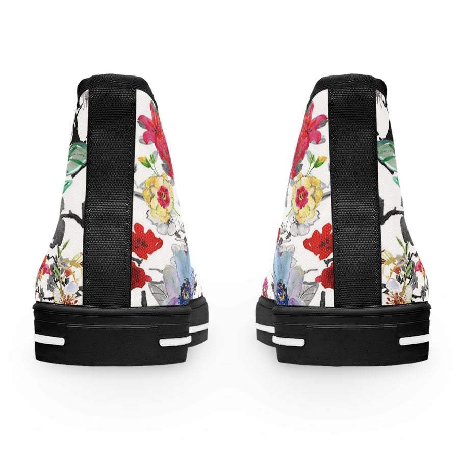 Happy Garden Women's High-Top Sneakers