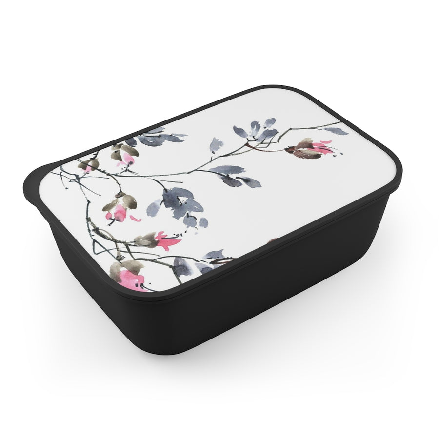 PLA Bento Box with Band and Utensils