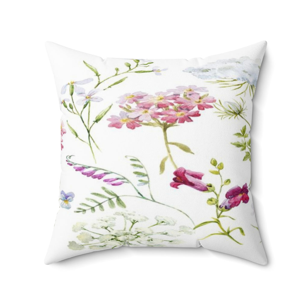 Wildflower Watercolor Cushions 4 Sizes