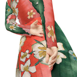 Women's Long Sleeve Dance Dress Japanese Kimono Custom Print Art