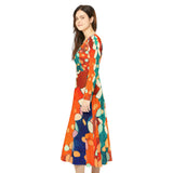 Women's Long Sleeve Dance Dress In The Flow