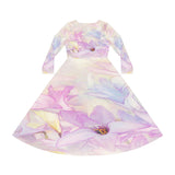 Women's Long Sleeve Dance Dress Spring Blooms Custom Design