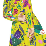 Women's Long Sleeve Dance Dress Fly Like The Birds