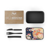 PLA Bento Box with Band and Utensils Japanese Kimono