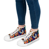 Birds and Flowers Women's High Top Sneakers